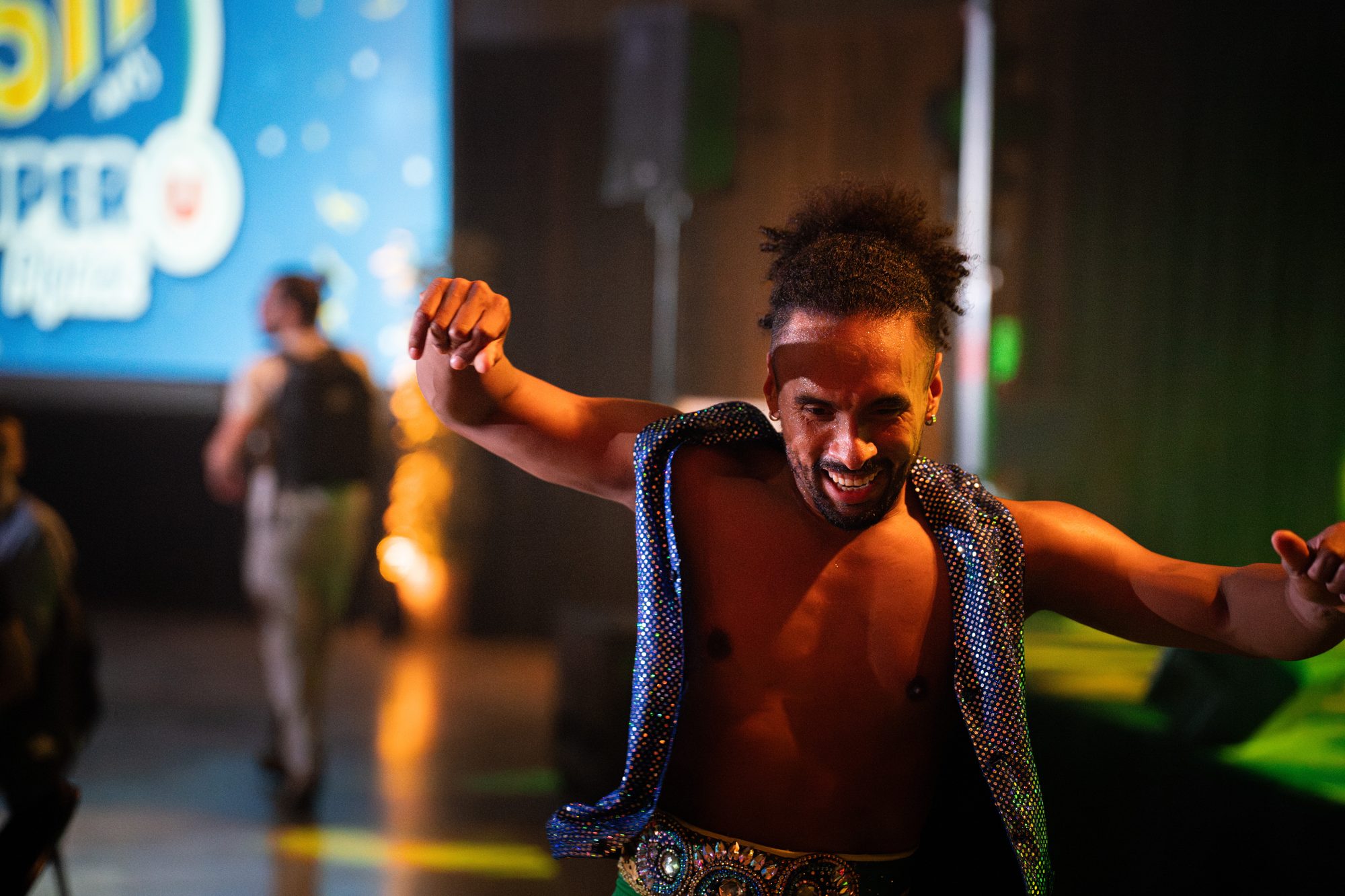 Public réuni pour la soirée cabaret d'anniversaire du Super U de Pipriac — photo Benjamin VF Photographie